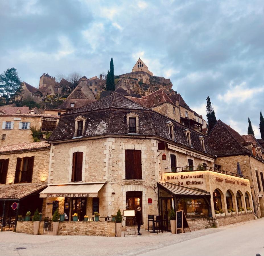 Hotel Du Chateau - Beynac Et Cazenac Exteriör bild